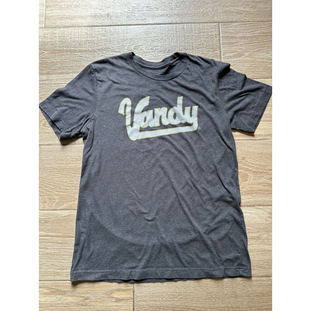 Homefield Vandy Graphic Gray Men's T-Shirt Crew Neck Short Sleeve Size L